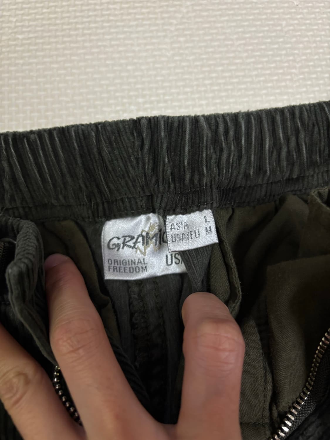 그라미치 코듀로이 L딥올리브 상품이미지3