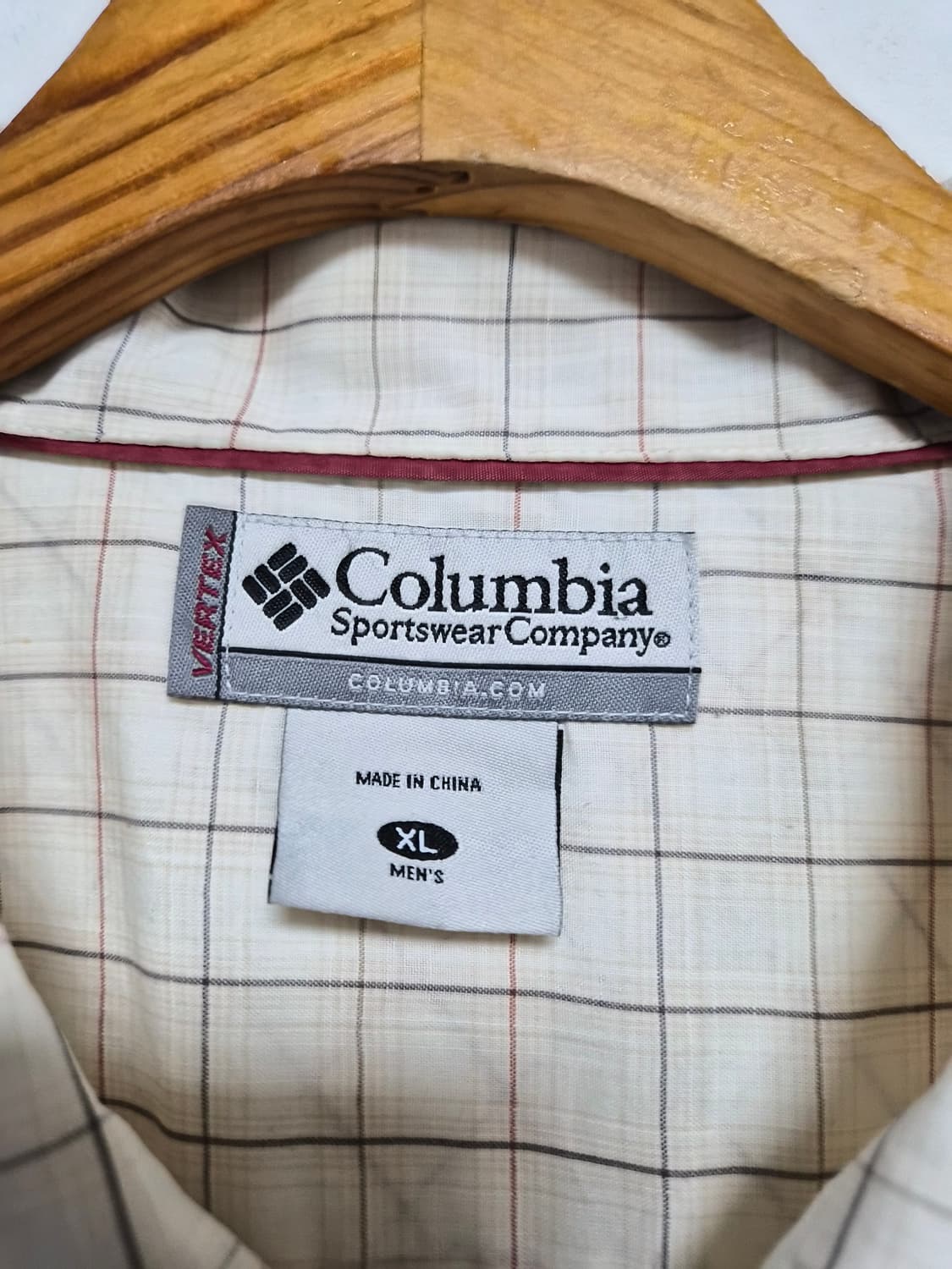 콜롬비아Columbia 체크 반팔 셔츠 XL사이즈 - S425 상품이미지4