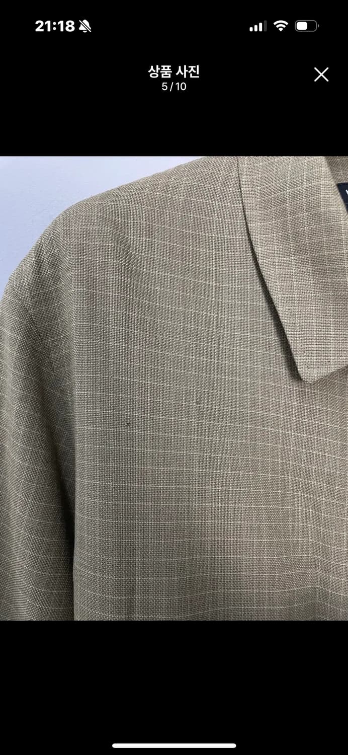 입생로랑 체크 블루종 자켓 A3341 상품이미지6