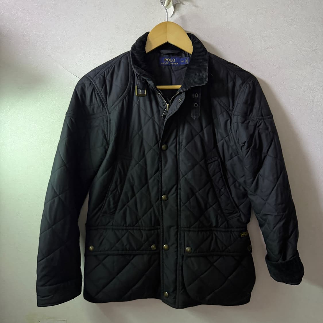 폴로 랄프로렌 코듀로이 퀄팅 점퍼 S (여성 55정도) 상품이미지2