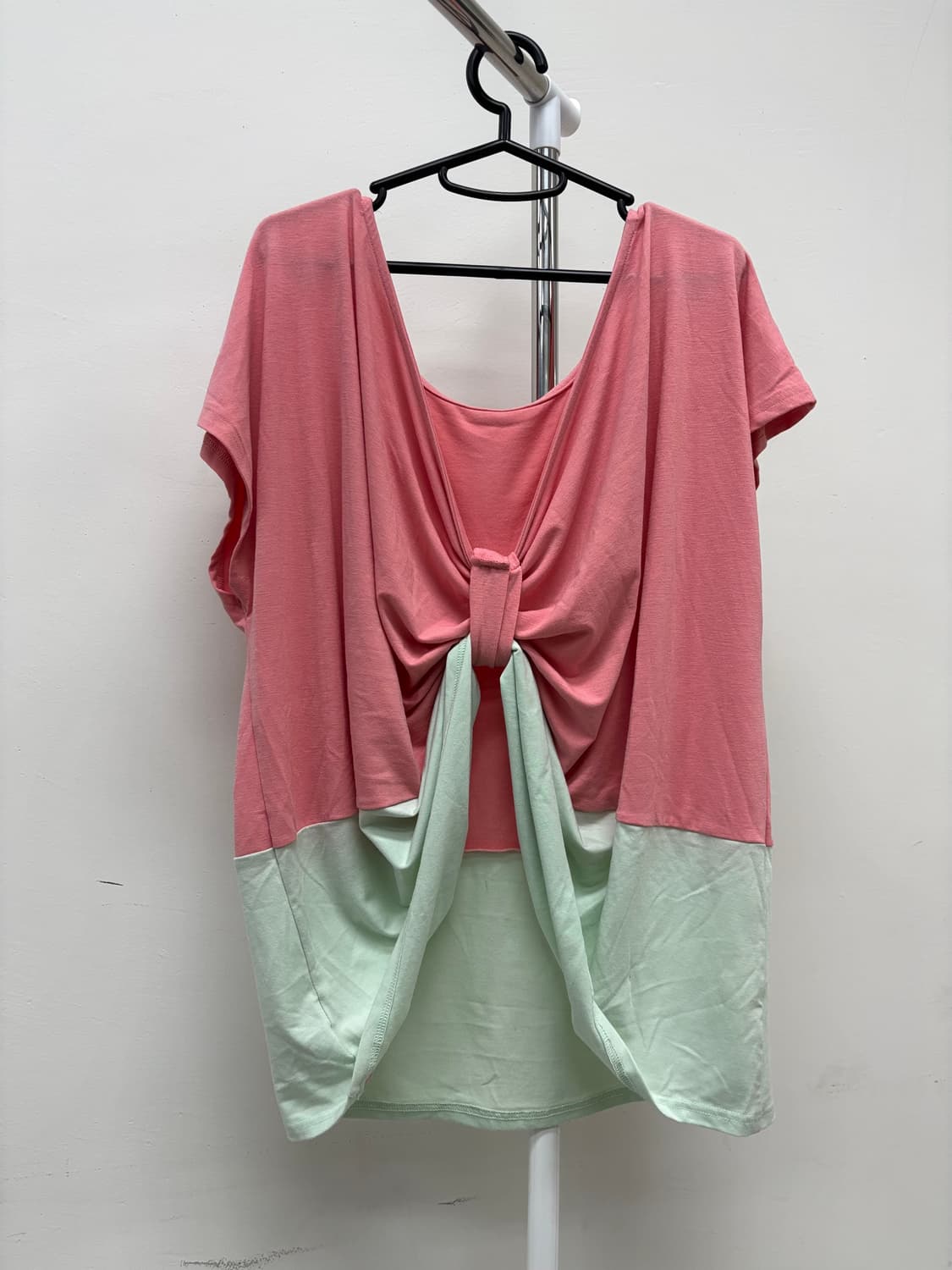 빈티지 파스텔 리본 반소매 티셔츠 상품이미지5