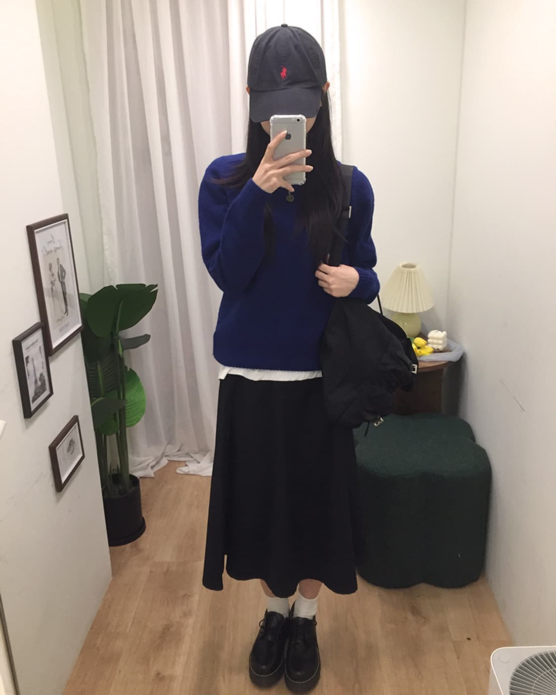 여성 유니클로 라운드니트 95 상품이미지1