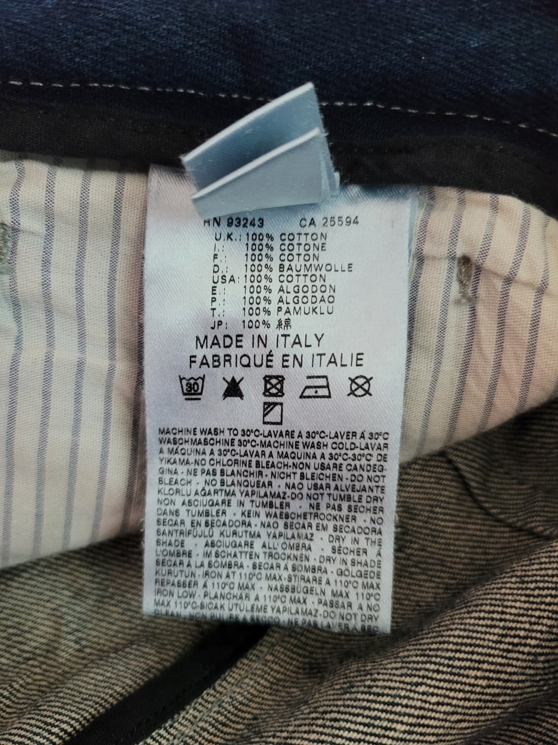 디젤 diesel 블랙골드 슬림스키니 셀비지데님 탭30 실32 상품이미지6