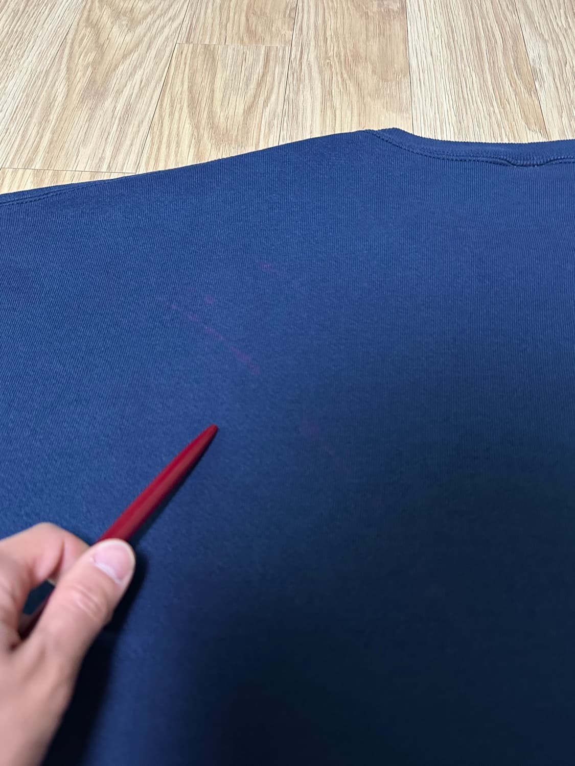 90s 빈티지 러셀 스웻셔츠 네이비 XXL USA 상품이미지7