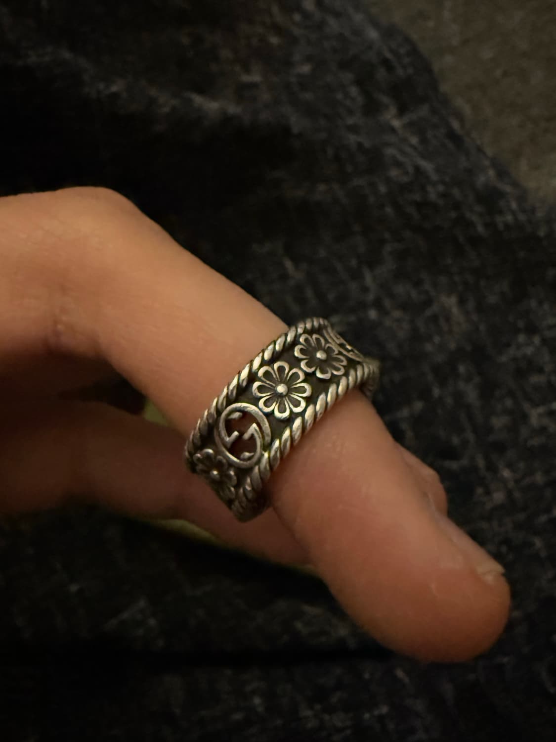 GUCCI 인터로킹 G 플라워 링 상품이미지3