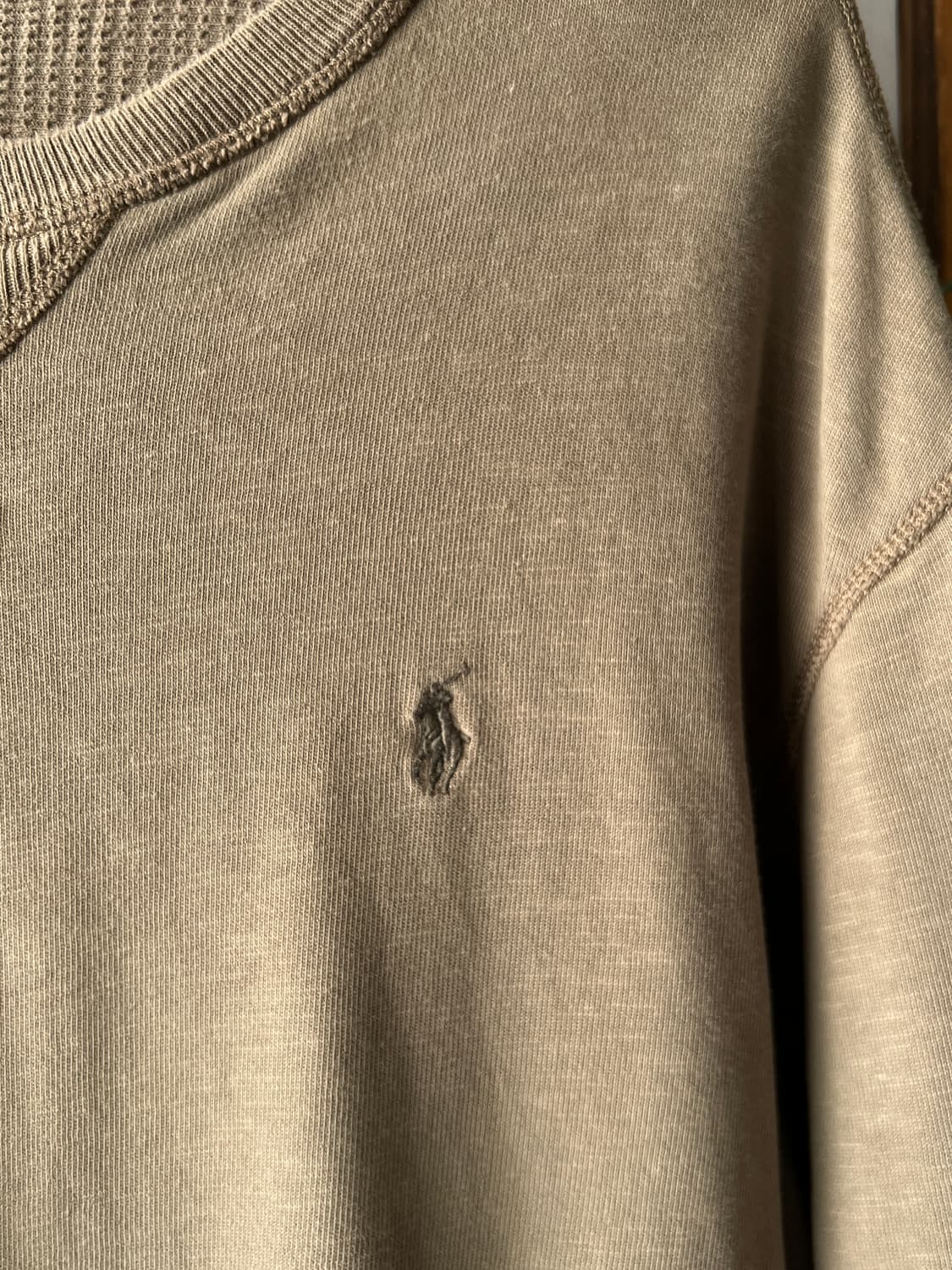 [XL]폴로 랄프로렌 리버시블 카키 써멀 스웻셔츠 상품이미지6