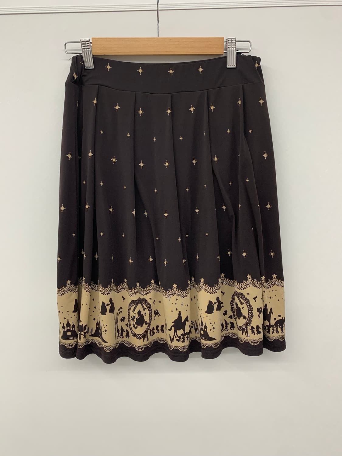 엑시즈팜깔 페어리테일 라떼 미디스커트 상품이미지6