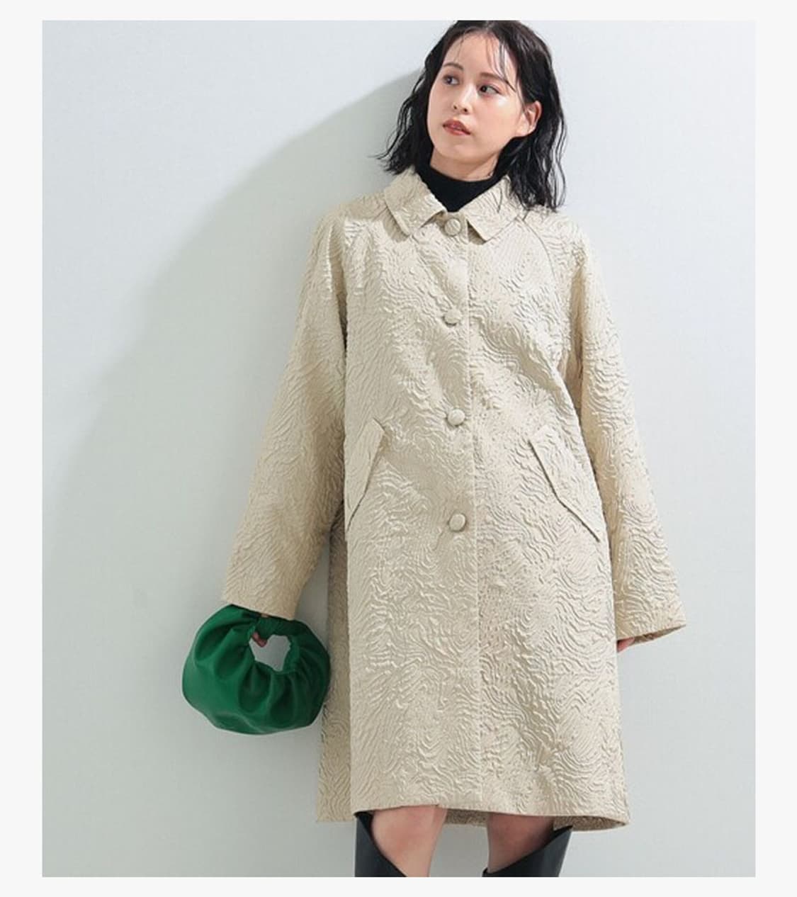 RAY BEAMS - 23FW JACQUARD COAT 상품이미지2
