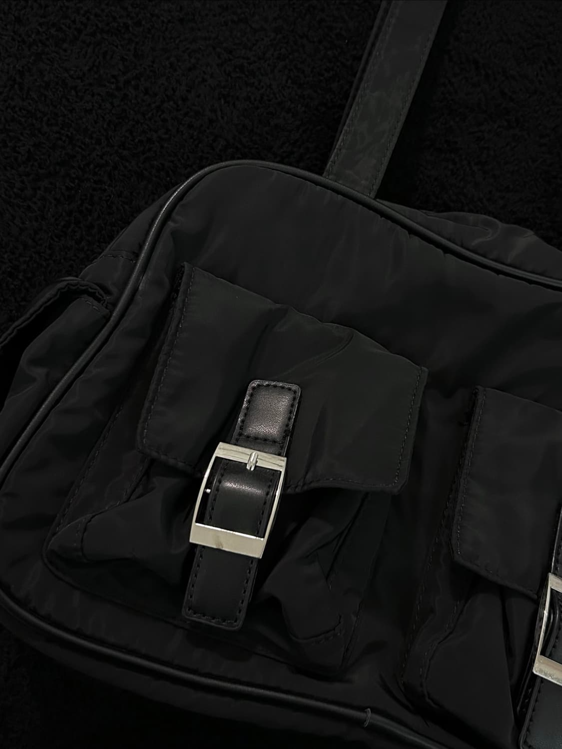 Y2K Nylon Buckle Cargo Bag 상품이미지3