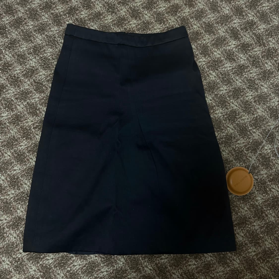 질샌더 블랙 미디 스커트 상품이미지2