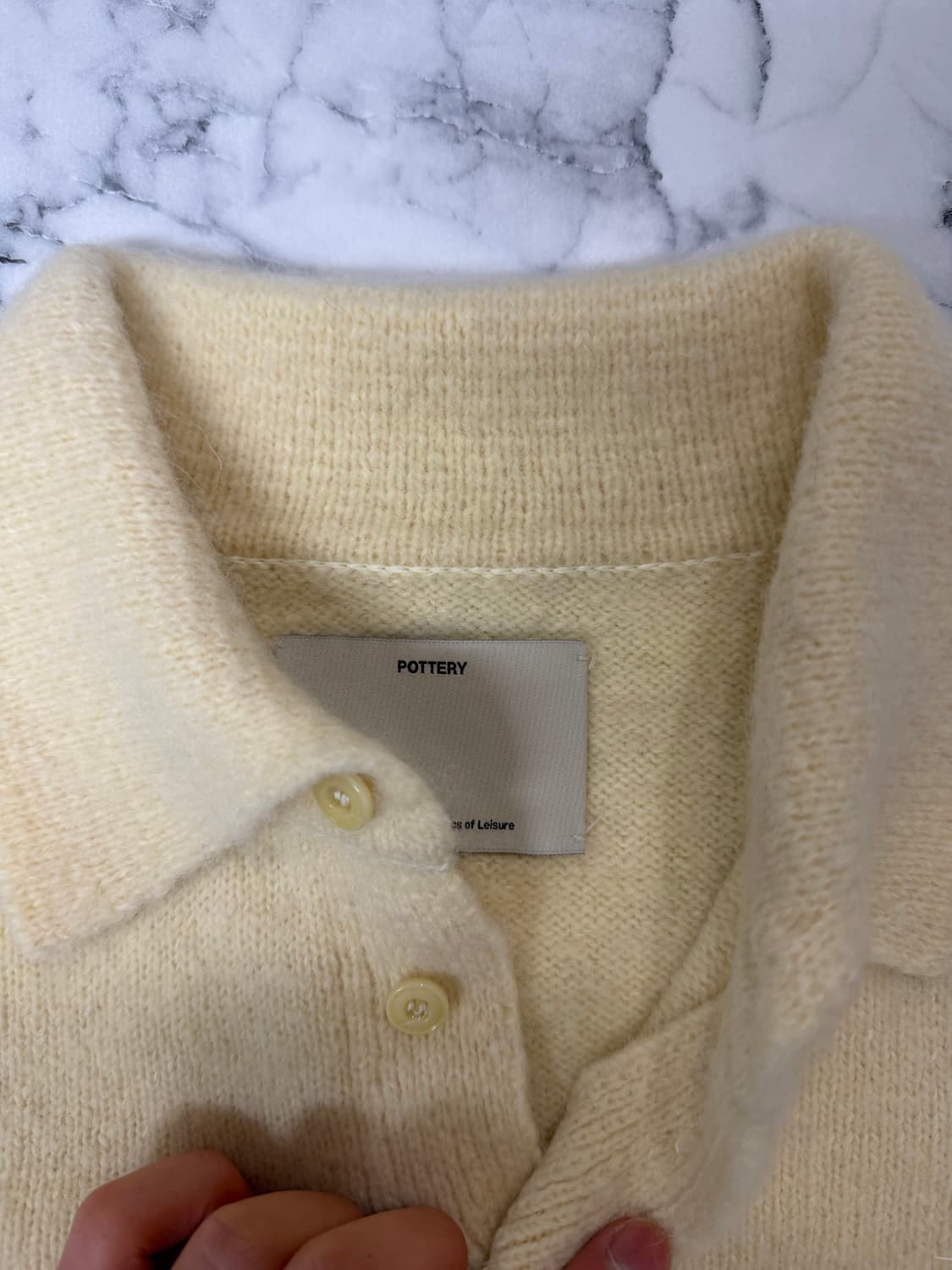 포터리 옐로우 니트 3사이즈 새상품 상품이미지2