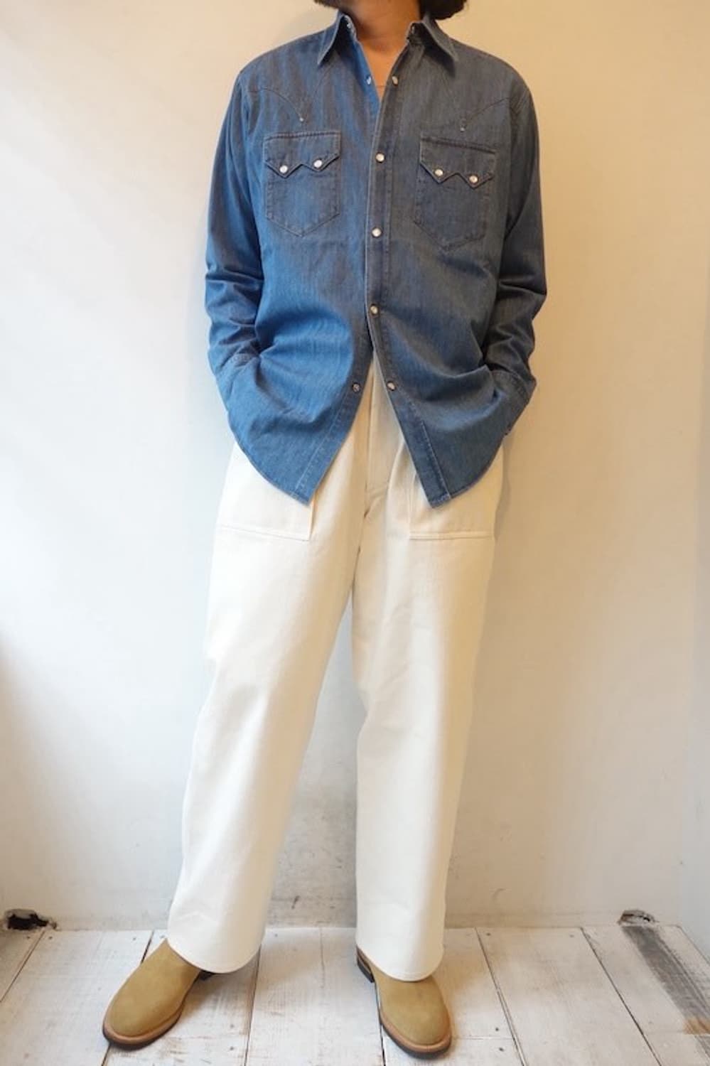 마티앤선즈 maatee&sons 웨스턴 데님 셔츠 3 상품이미지1