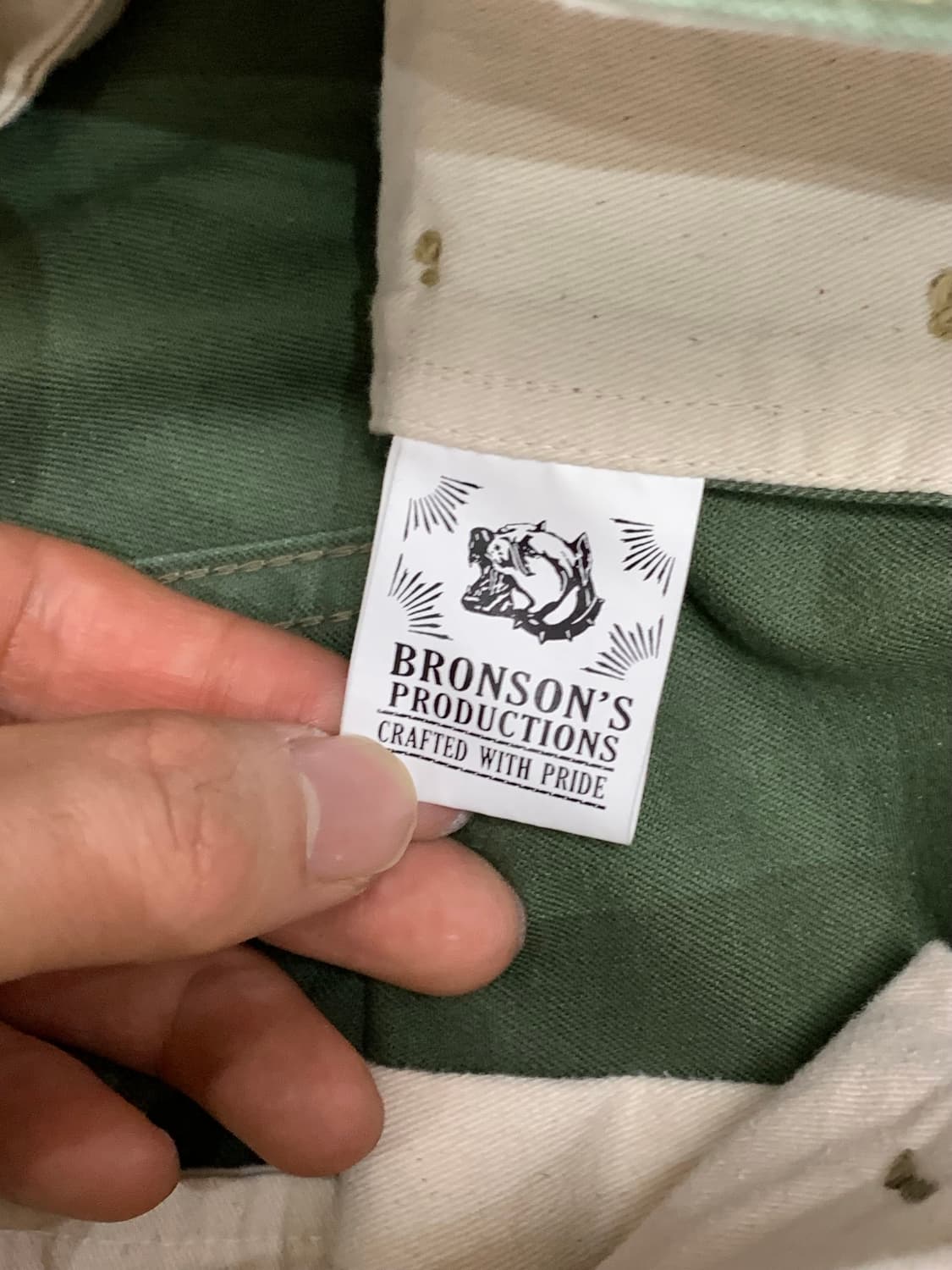 [34] 브론슨 USMC Officer Trousers 올리브 상품이미지3