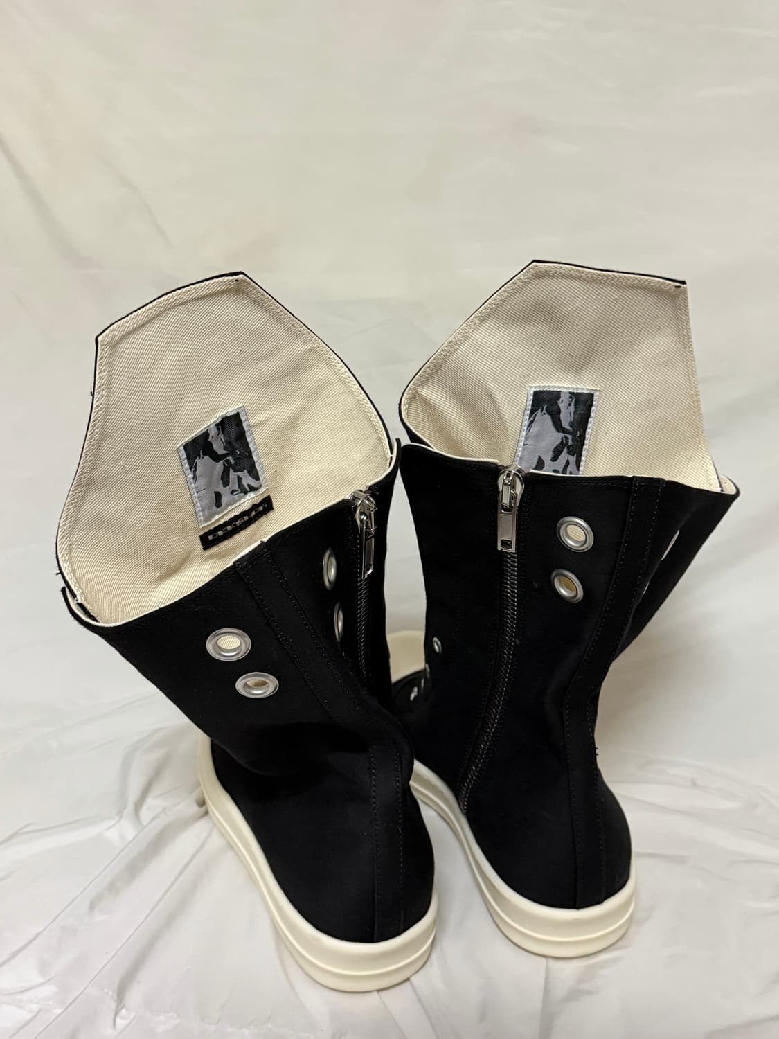 릭오웬스 다크쉐도우 오버사이즈 텅 스니커즈 상품이미지5