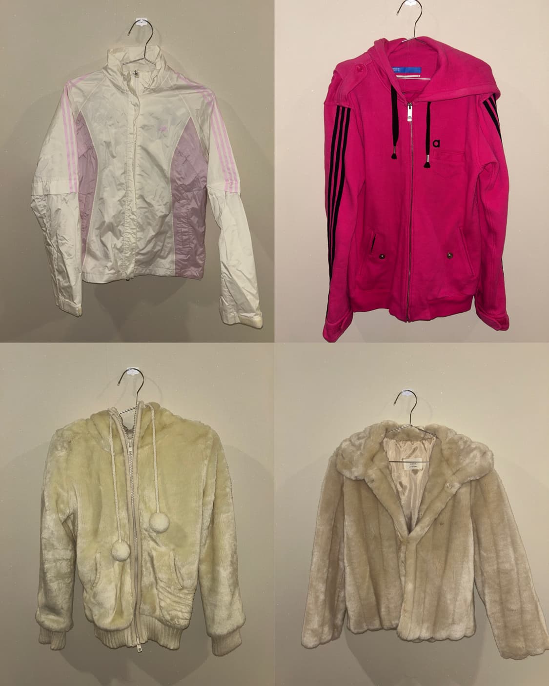 빈티지 옷 할인 벼룩 집업 바람막이 퍼 자켓 상품이미지1