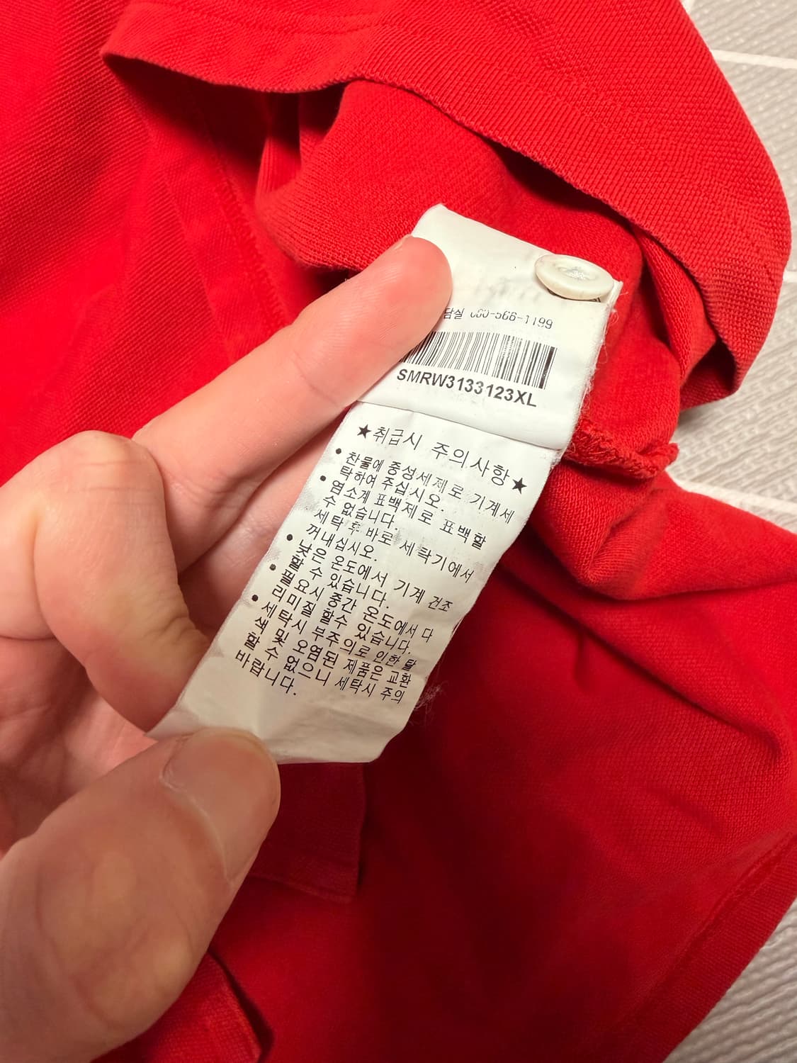 폴로 빅포니 긴팔 럭비티 메르세르클럽 추격자 레드 상품이미지8