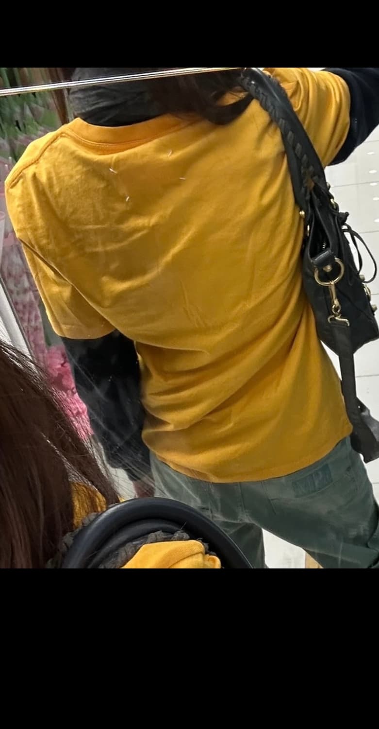 메종 마르지엘라 노랑 티셔츠 xs 상품이미지4