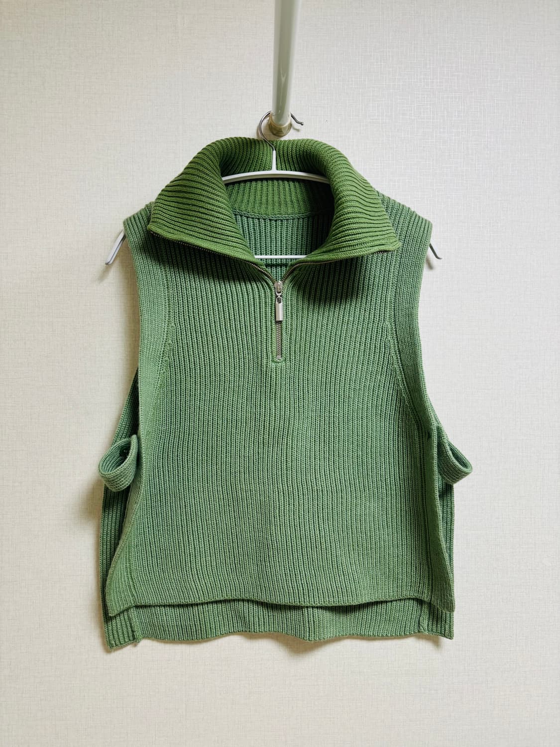 ARKET 아르켓 울 하프집업 니트 베스트 상품이미지2