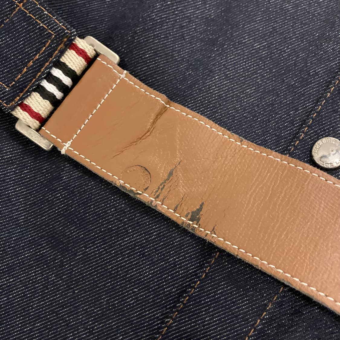 버버리 벨티드 노바체크 데님 원피스 상품이미지10