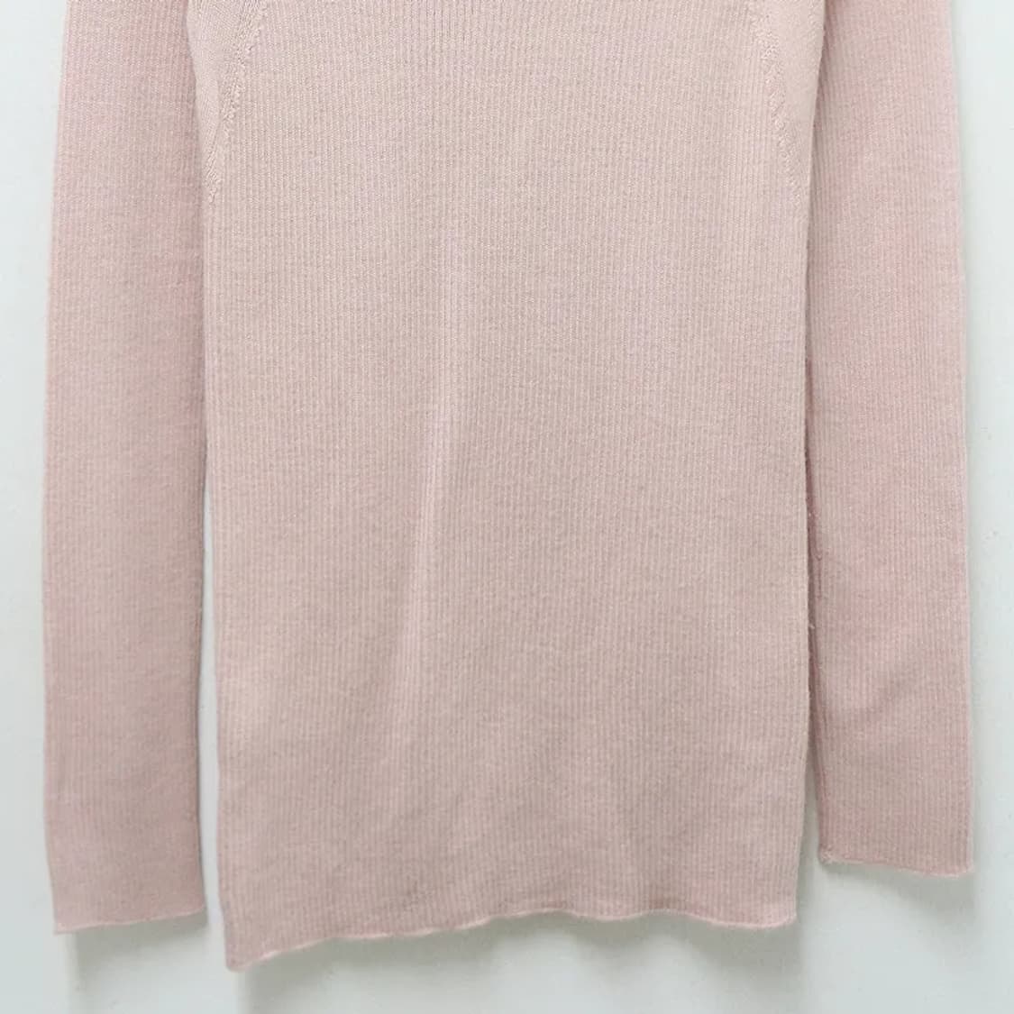 유니클로 핑크  울 래글런 니트 61106 상품이미지8