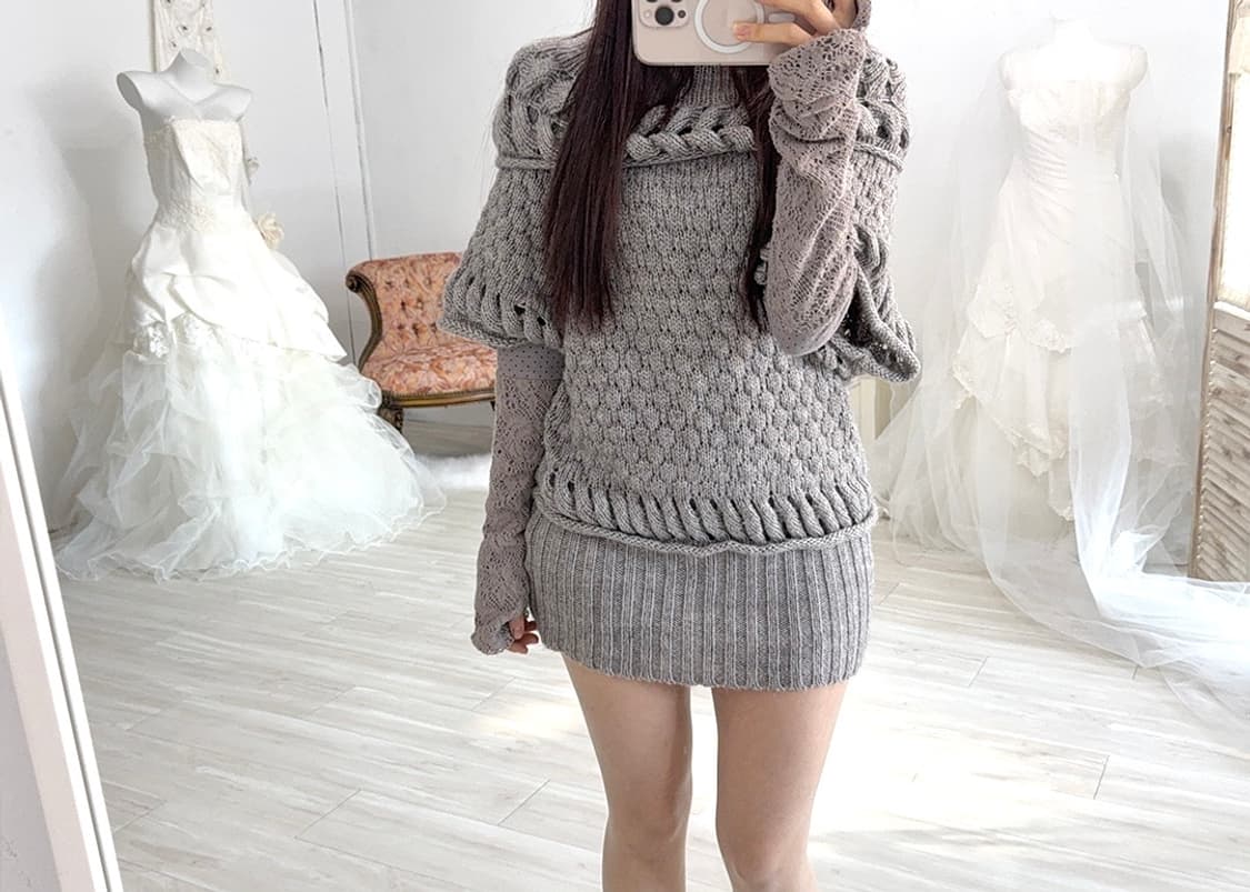 Cosy Mute half knit  상품이미지6
