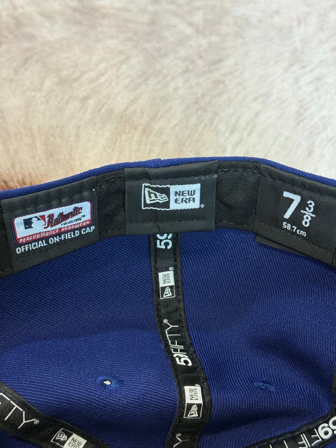 뉴에라 LA다저스 59FIFTY 블루 7 3/8 (58.7cm)  상품이미지4