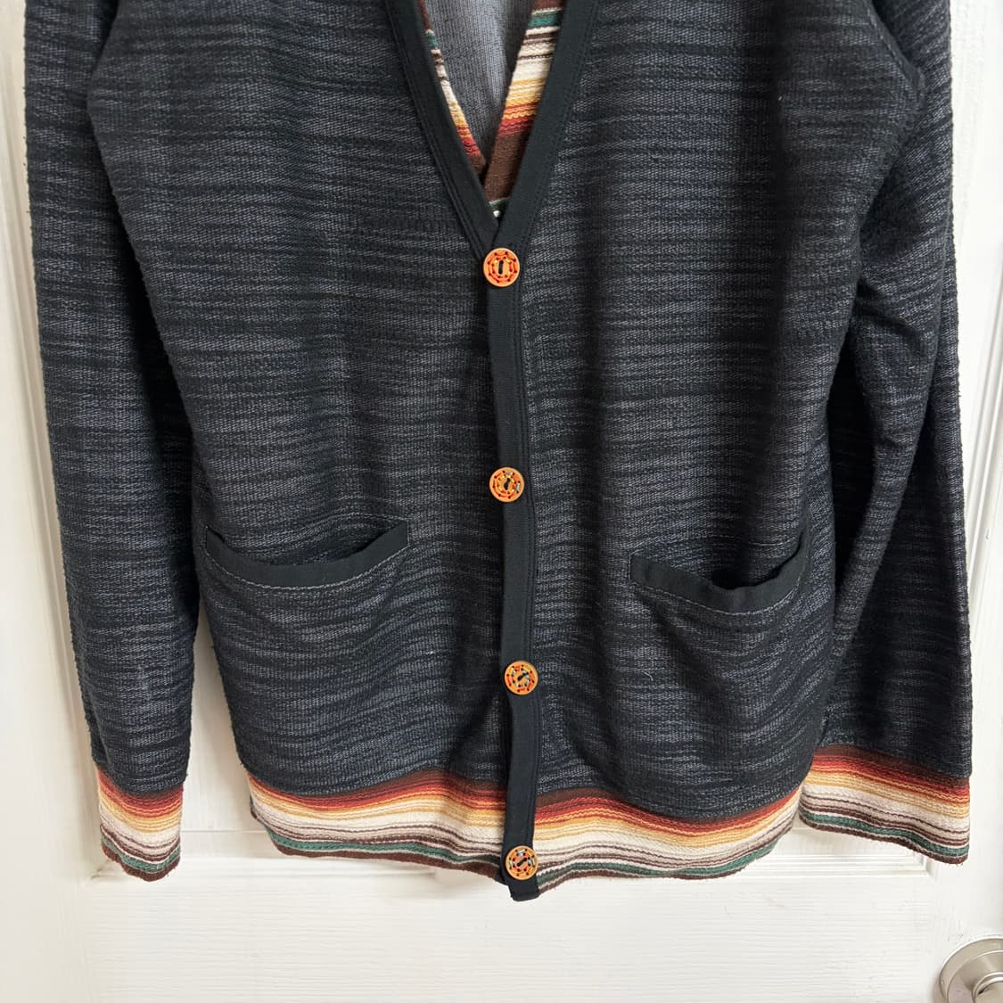 스트라이프 패턴 에스닉 가디건 상품이미지8