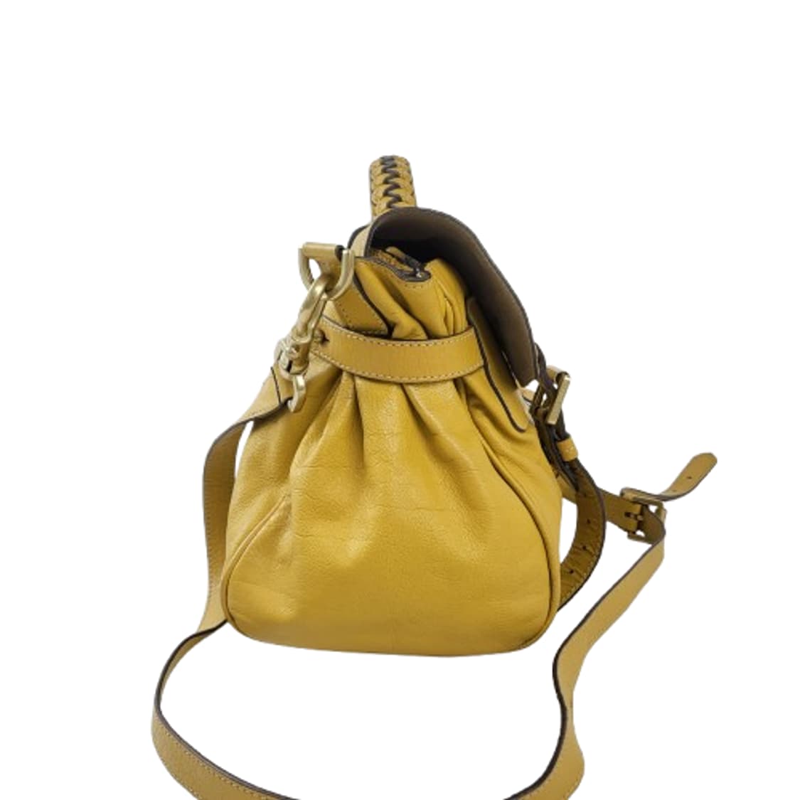 정품 멀버리 알렉사백 머스터드 미듐 상품이미지3