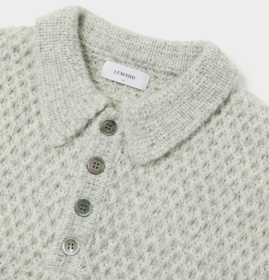 (새상품) 르마드 아란울 pk니트 그레이 3사이즈 상품이미지4