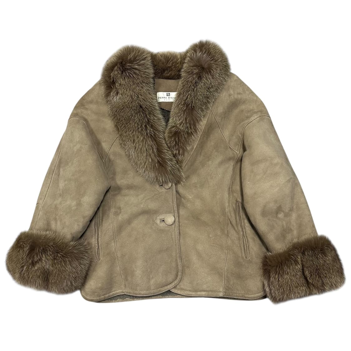 ✨ (바배) 피에르발망 양가죽 양털 무스탕 자켓  상품이미지1