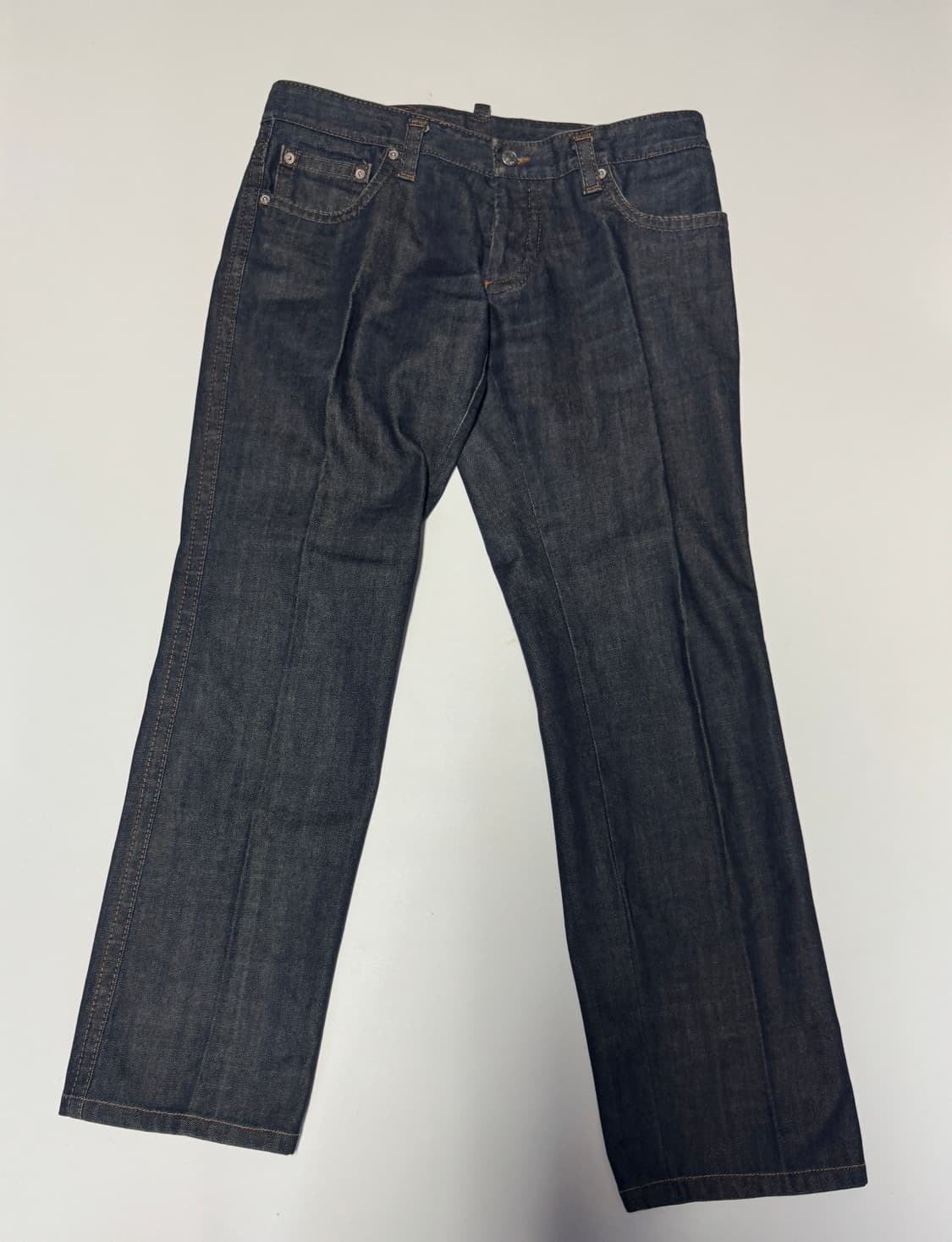 디스퀘어드2 인디고 데님 워싱 버튼 데님팬츠 50 상품이미지1