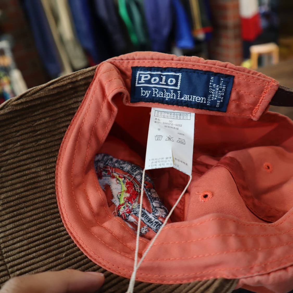 폴로 스포츠맨 코듀로이 볼캡 상품이미지7