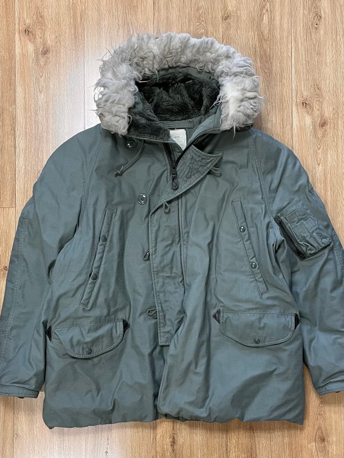 택포) 오리지널 미군 빈티지 헤비 n3b 파카 상품이미지1