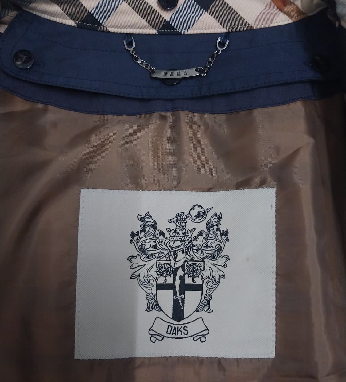 닥스 네이비 트렌치코트 (내피분리가능) (55반까지) 상품이미지7