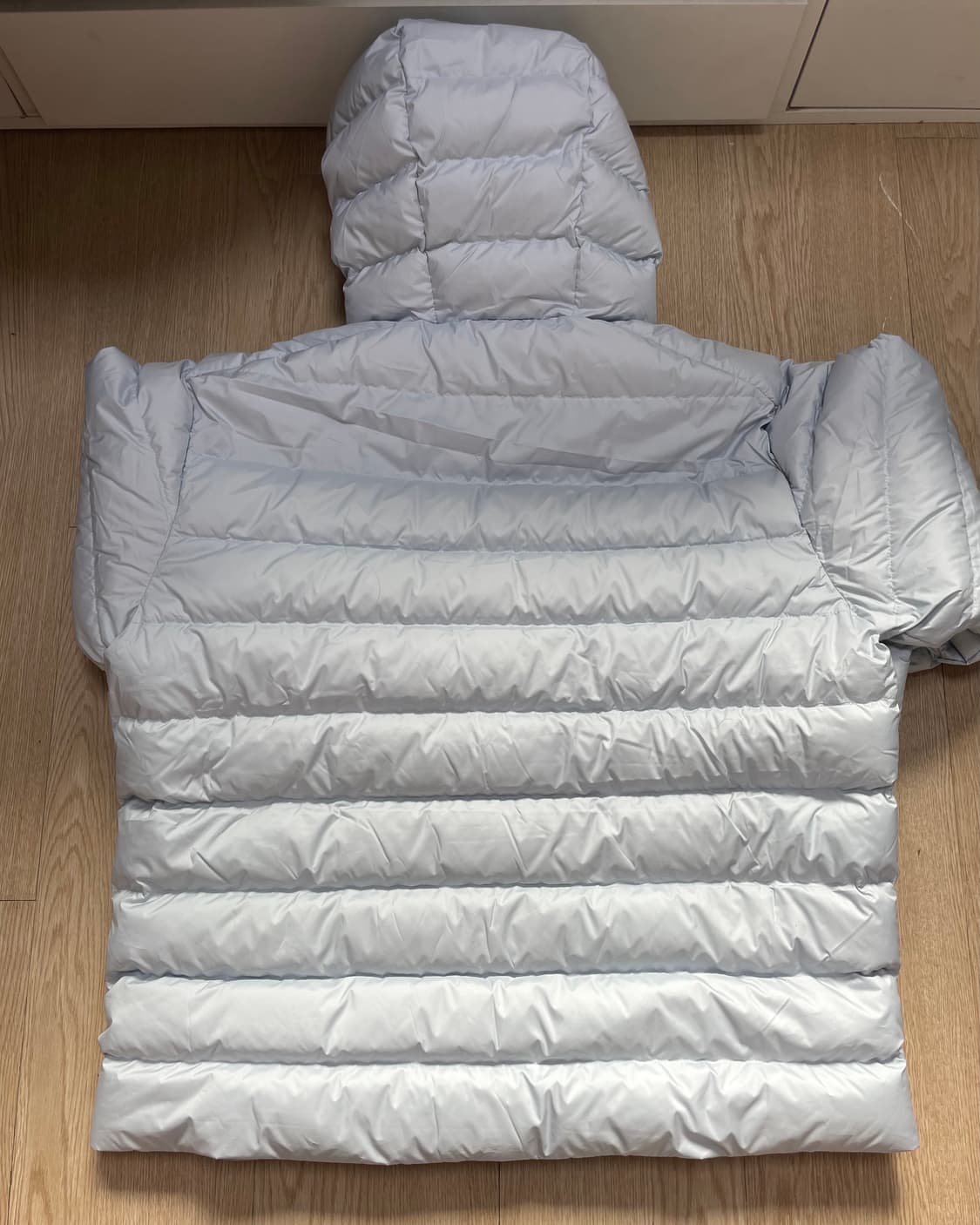 무신사 스탠다드 시티레저 후드 라이트다운 클라우디블루 상품이미지3