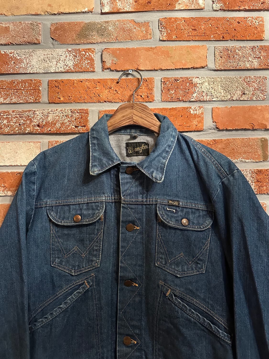 70s USA 빈티지 랭글러 126MJ 데님 자켓 상품이미지3