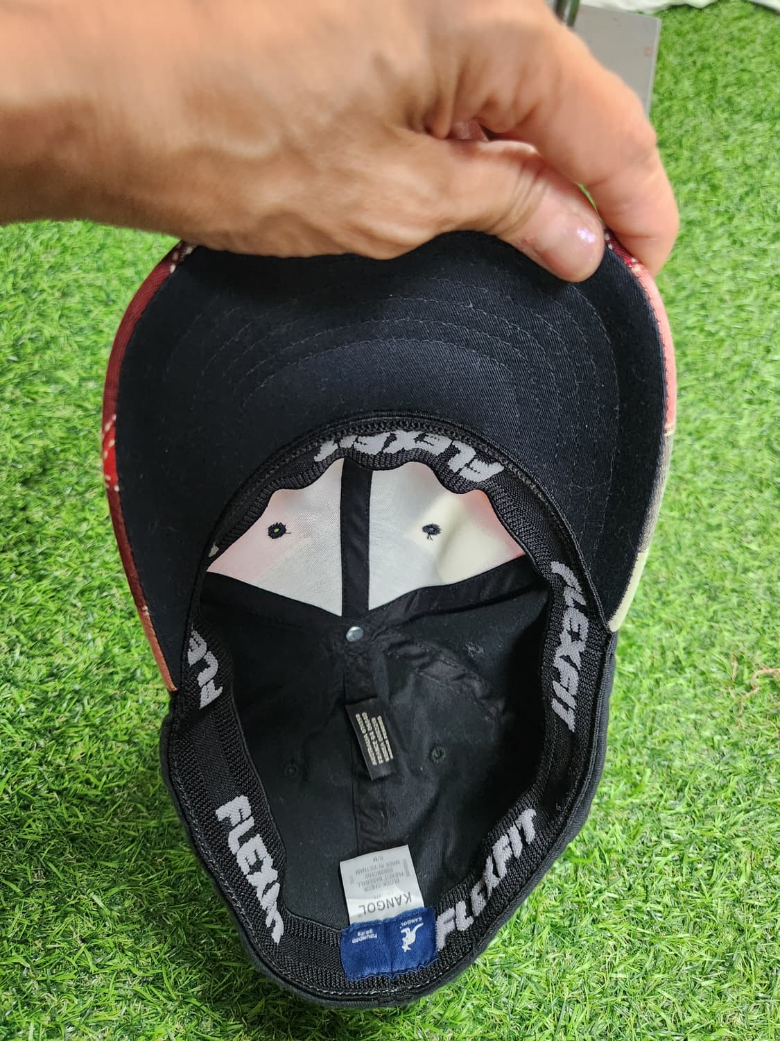 빈티지 KANGOL 블록체크 볼캡 🧢 레어템 찜각 상품이미지7