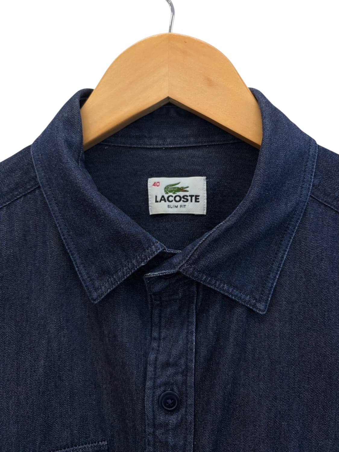 라코스테 샴브레이 셔츠 (40)  상품이미지3