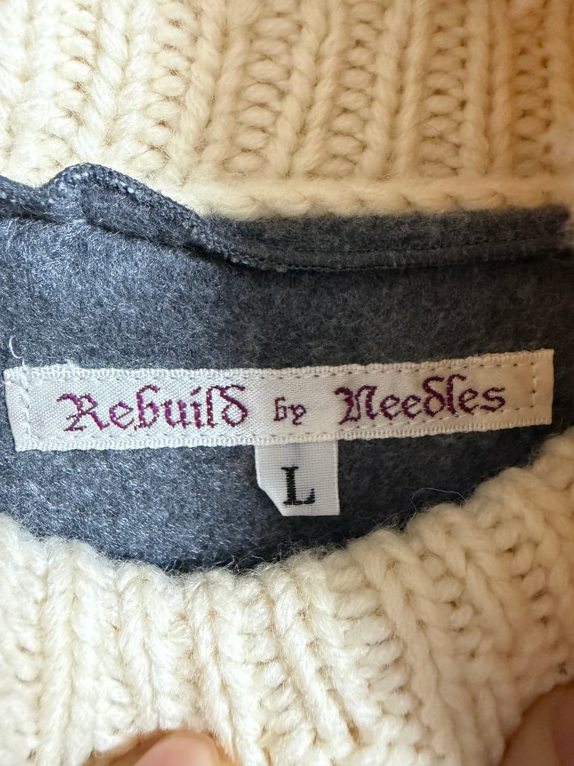 니들스 피셔맨 스웨트 니트 상품이미지4