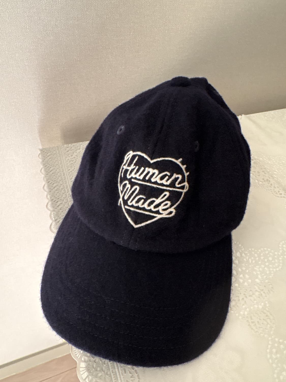 휴먼메이드 6-패널 울 캡 모자 네이비 상품이미지1