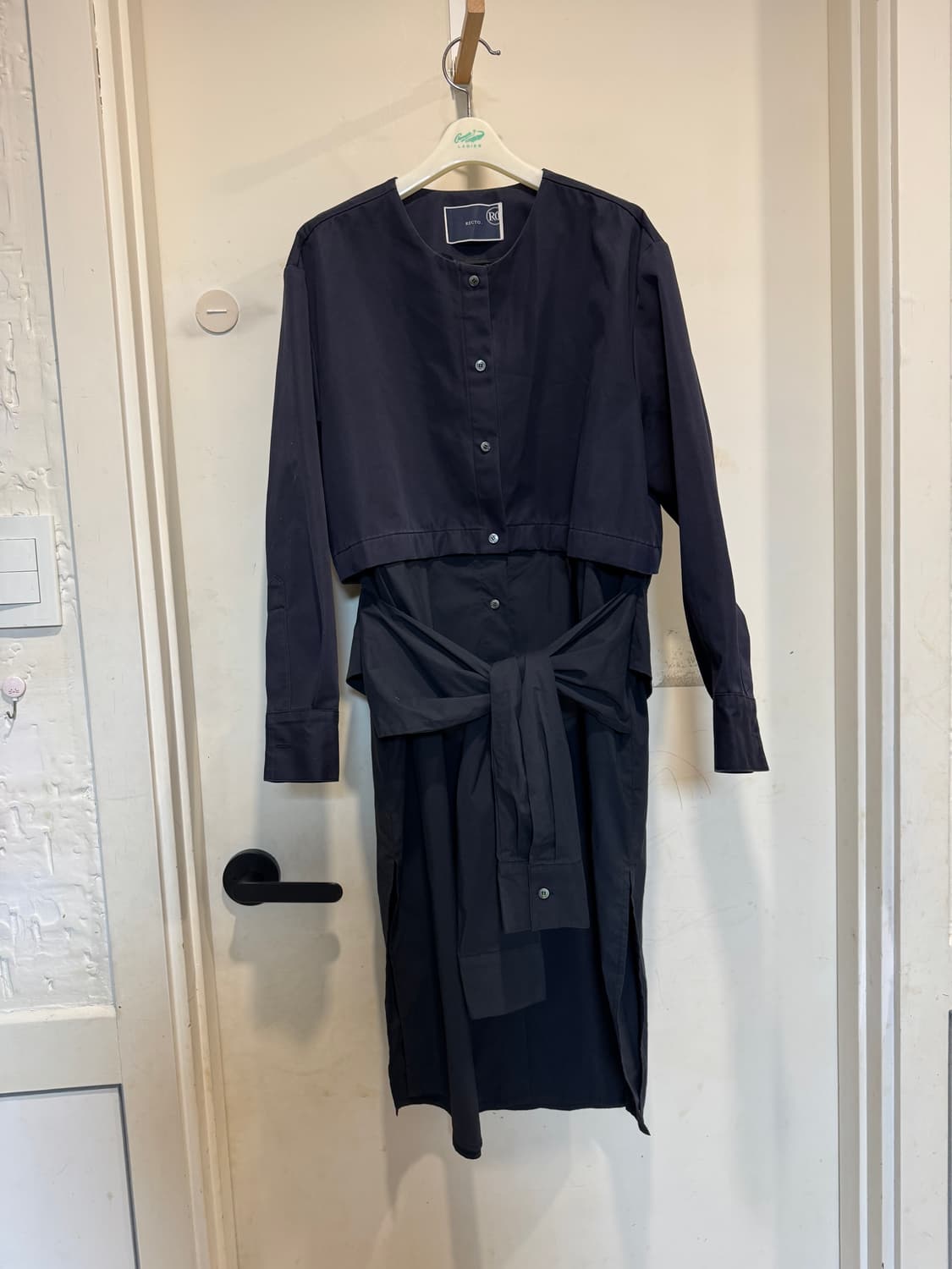 렉토 투웨이 셔츠 레이어드 원피스 상품이미지1