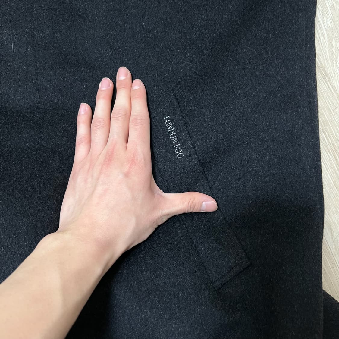 런던포그 남성 클래식 싱글 발마칸코트 XL/105  상품이미지3