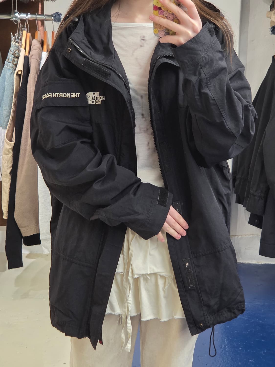 TNF 노스페이스 고프코어 후드 바람막이 상품이미지4