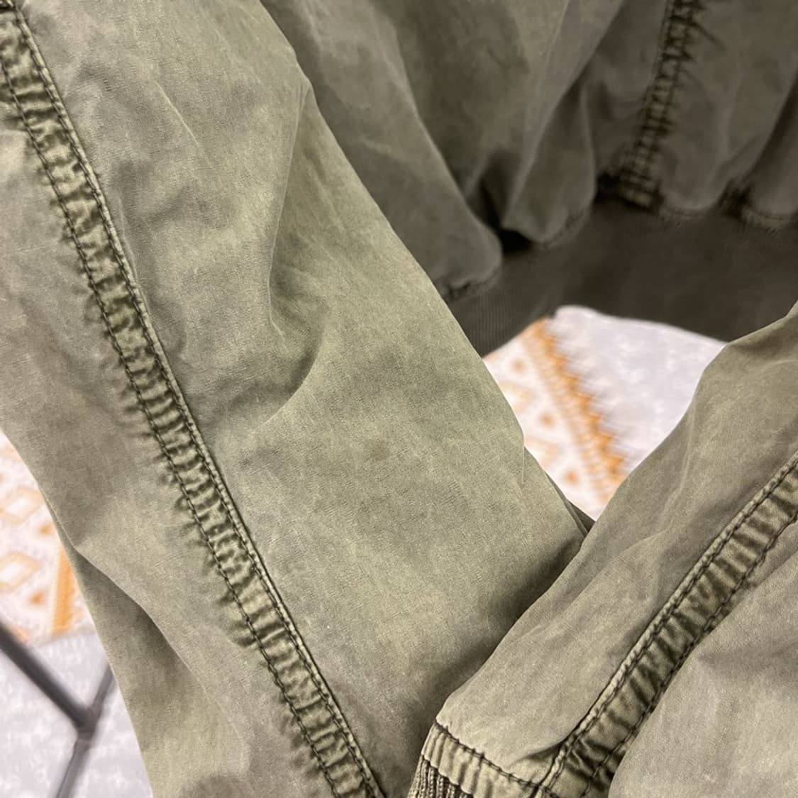 알파인더스트리 희귀 밀리터리 크롭 항공점퍼 자켓 XS C10838 상품이미지8