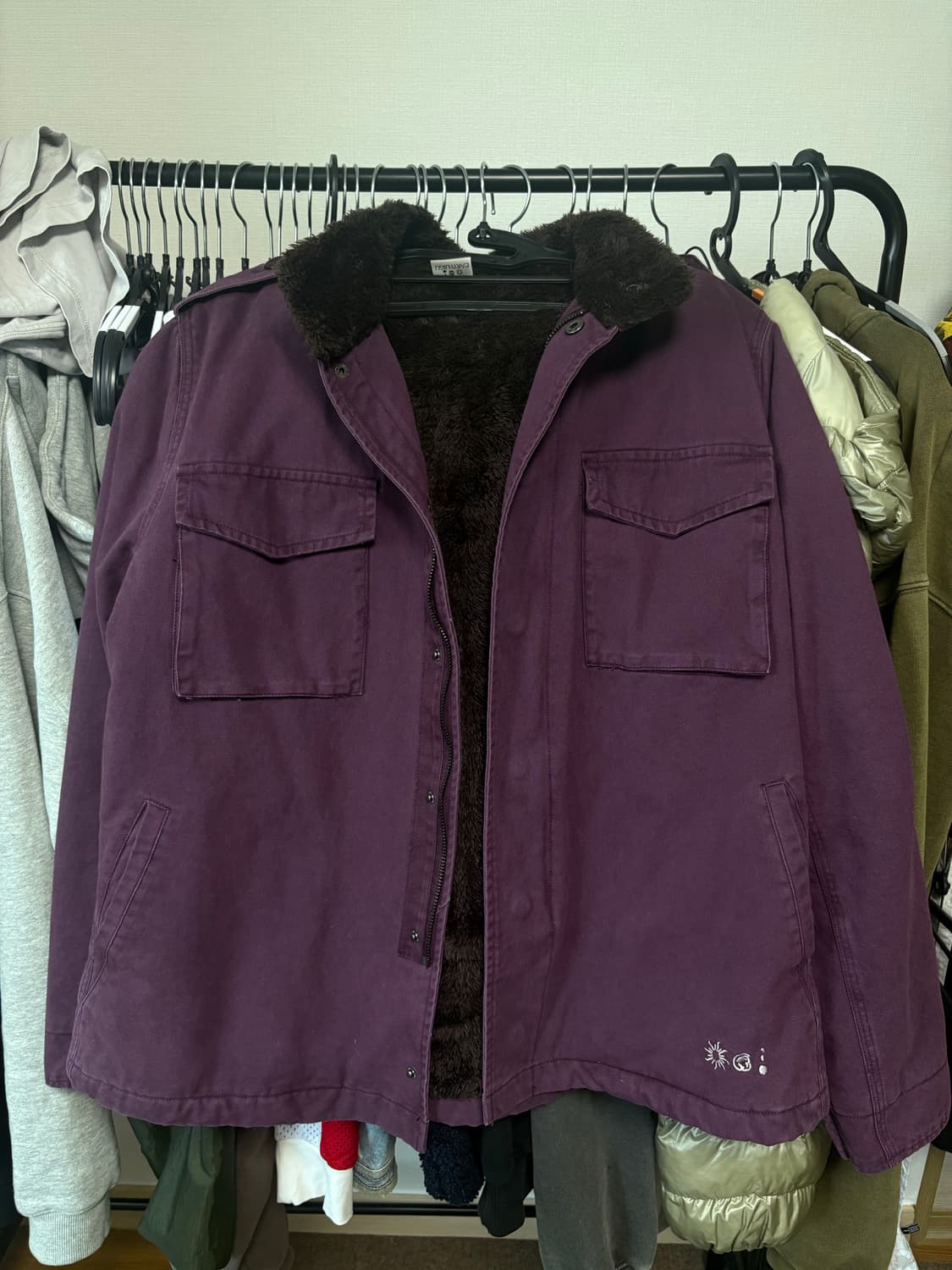 PIGMENT WARM FIELD JACKET (PURPLE) 상품이미지2