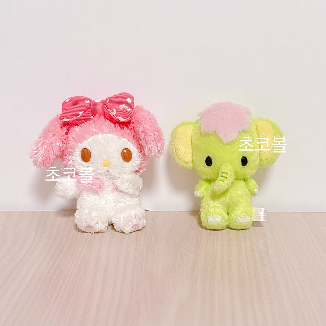 산리오 고전 마이멜로디 & 친구 코끼리 인형 일괄 상품이미지1