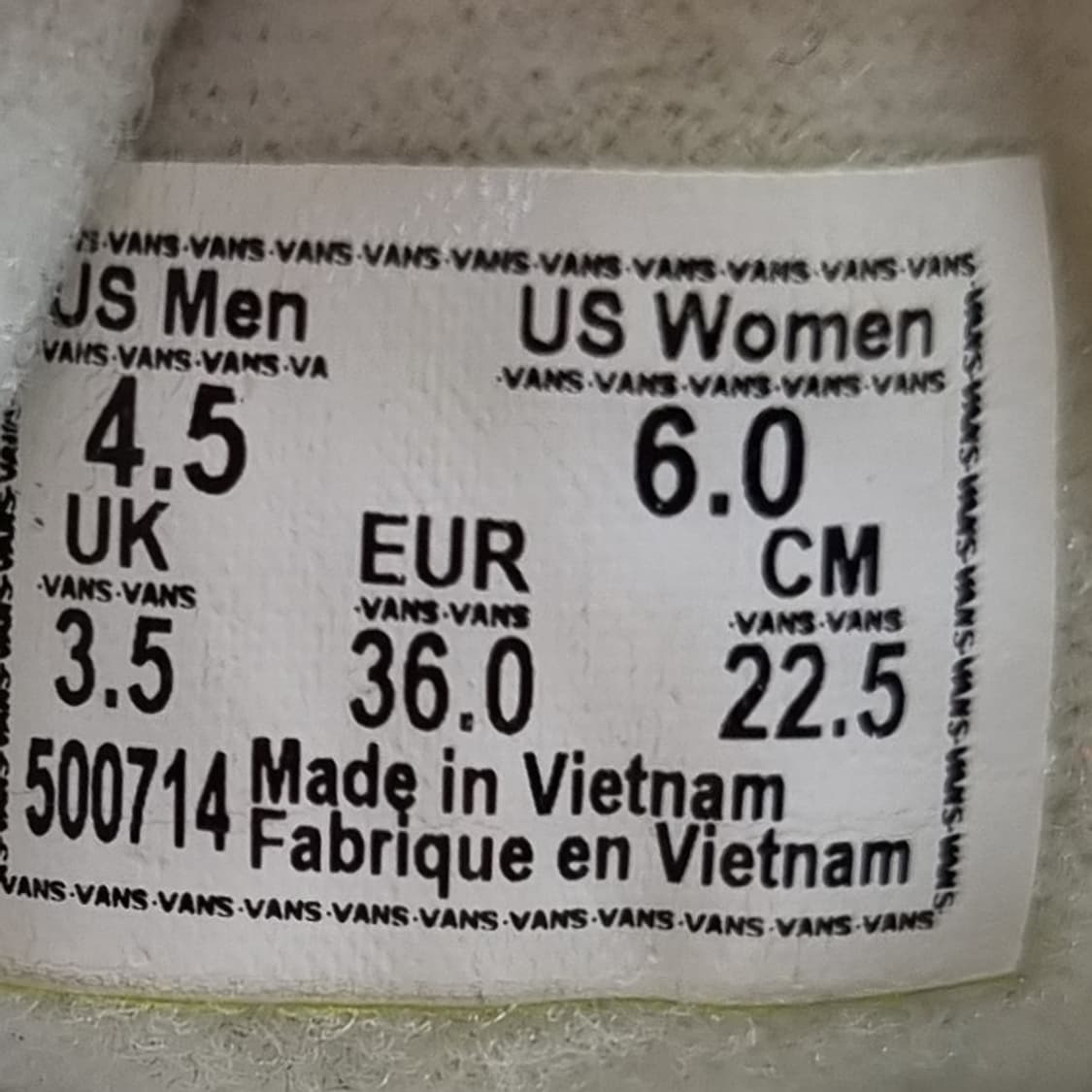 반스x꼼데가르송 스니커즈225. 상품이미지6