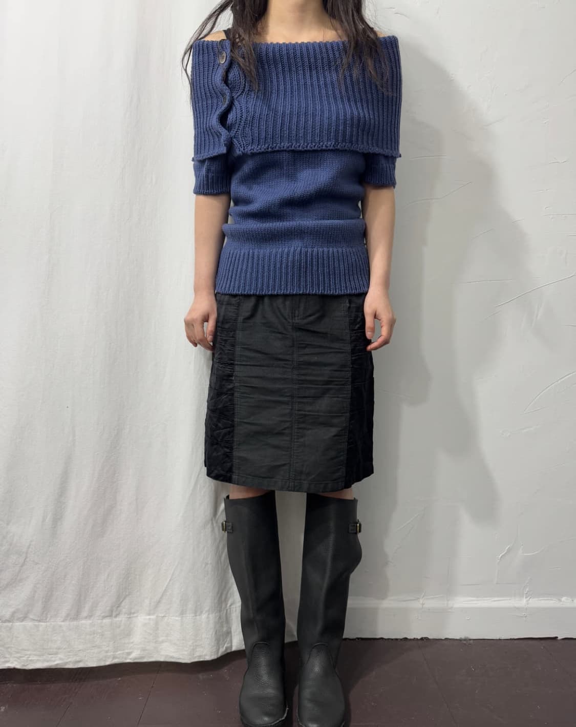 Theory off shoulder knit top 상품이미지2