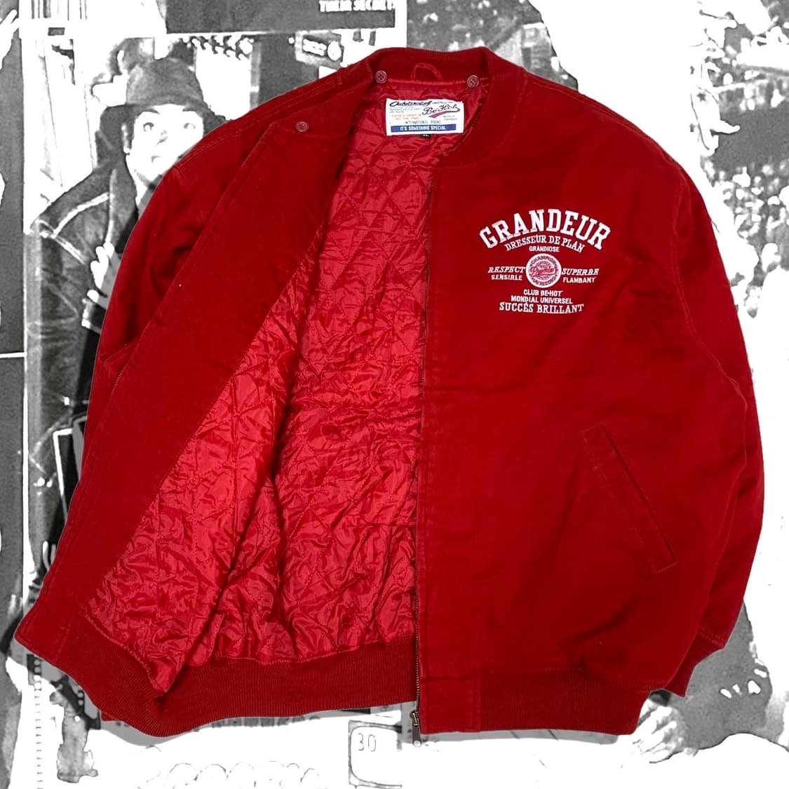 90s outstanding 스타디움자켓 상품이미지4