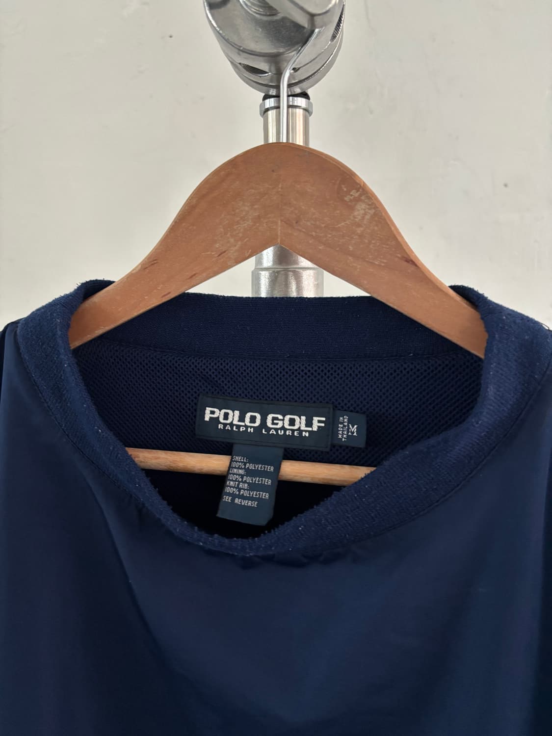 Polo 폴로 랄프로렌 골프 로고 네이비컬러 웜업 상품이미지3